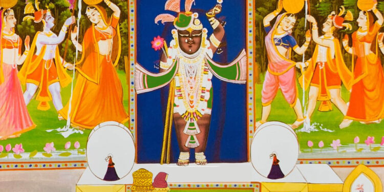 श्रीनाथजी को आज मल्लकाछ-टिपारा का श्रृंगार