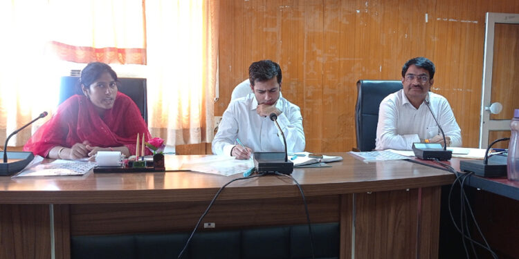 जिला निगरानी समिति की समीक्षा बैठक का आयोजन