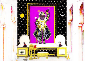 श्रीनाथजी में आज पंचम विलास, श्याम छापा का श्रृंगार