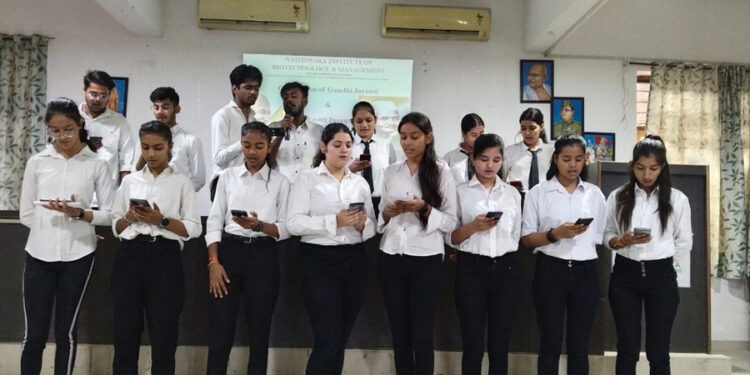 गांधी जयंती एवं शास्त्री जयंती पर सर्वधर्म प्रार्थना का आयोजन