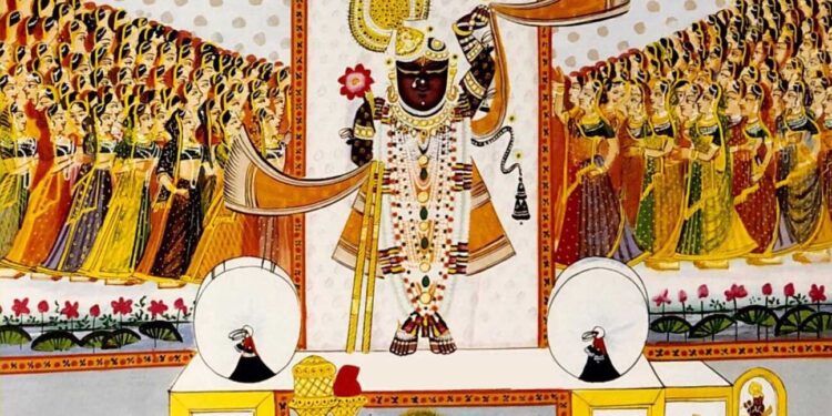 श्रीनाथजी में आज अष्टम विलास, मुकुट-काछनी का श्रृंगार