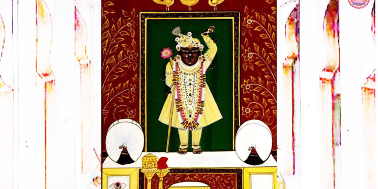 श्रीनाथजी में आज द्वादशी का प्रतिनिधि श्रृंगार