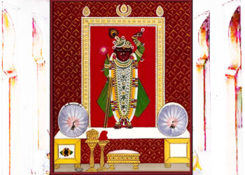 श्रीनाथजी में आज धनतेरस का प्रतिनिधि का श्रृंगार