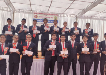 जिला स्तरीय विज्ञान मेले में सीबीए का दबदबा 12 विद्यार्थी प्रथम