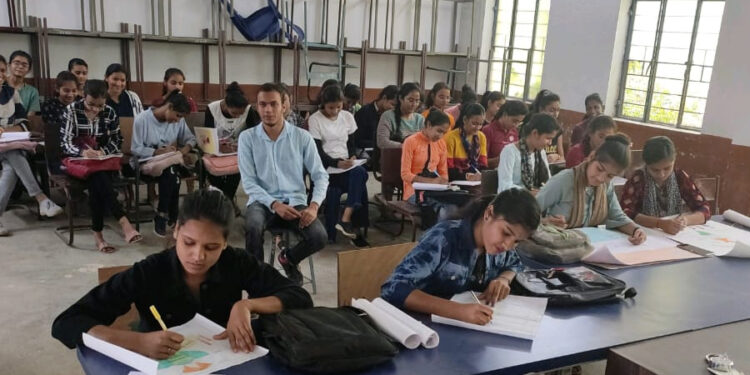 सेठ रंगलाल कोठारी राजकीय महाविद्यालय में मतदाता जागरूकता अभियान