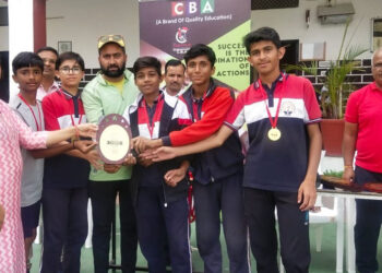 टेबल टेनिस व लॉन टेनिस में सीबीए जिला चैम्पियन