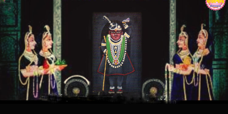 श्रीनाथजी में आज श्याम घटा के दर्शन