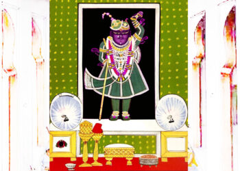 श्रीनाथजी में आज ऐच्छिक श्रृंगार दर्शन