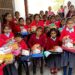 55 से अधिक बालक-बालिकाओं को शैक्षणिक सामग्री भेंट की