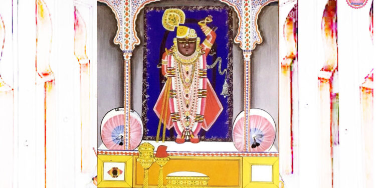 श्रीनाथजी के श्री राजीवजी (श्रीदाऊबावा) महाराज के उत्सव के दर्शन