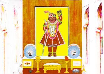 श्रीनाथजी के आज ऐच्छिक श्रृंगार में दर्शन