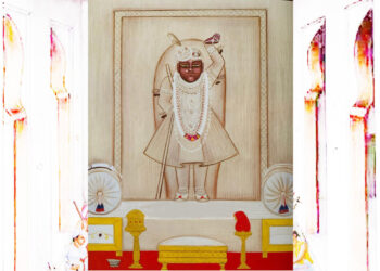 आज श्रीनाथजी में रुपहरी घटा के दर्शन