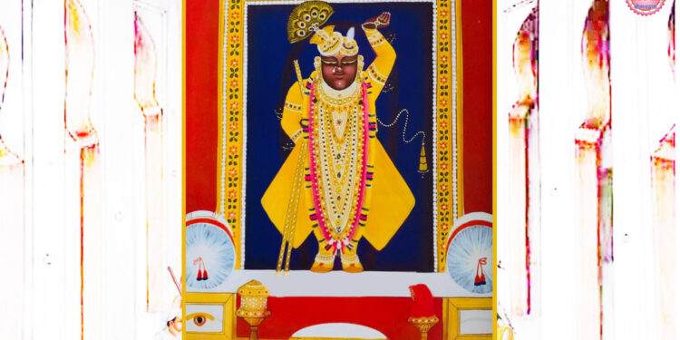 श्रीनाथजी में आज श्री गुसांईजी के उत्सव के प्रतिनिधि श्रृंगार