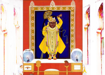 श्रीनाथजी में आज श्री गुसांईजी के उत्सव का परचारगी श्रृंगार