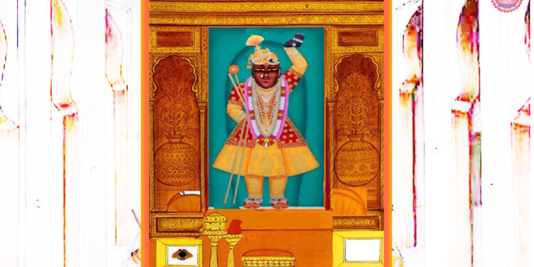 श्रीनाथजी में आज श्री विशालबावा के जन्मदिवस का श्रृंगार