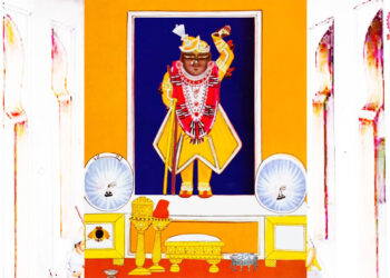 श्रीनाथजी में आज श्रीविट्ठलनाथजी का द्वितीय मंगलभोग