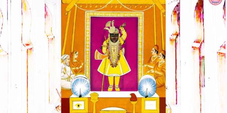 श्रीनाथजी में आज श्री दामोदरलालजी महाराज  का उत्सव