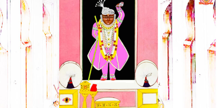 श्रीनाथजी में आज चाकदार पर ग्वाल पगा का श्रृंगार