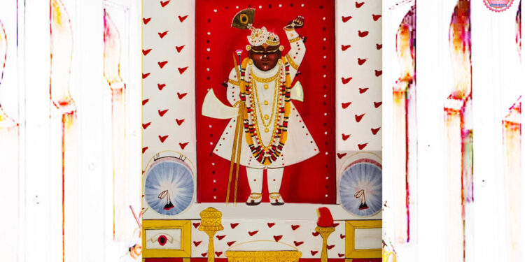 श्रीनाथजी में आज बसंत-पंचमी का प्रतिनिधि का श्रृंगार