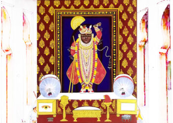 श्रीनाथजी में आज श्री बड़े दामोदरजी (दाऊजी) महाराज के उत्सव के श्रृंगार