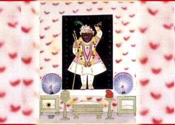 श्रीनाथजी में आज फ़तवी का श्रृंगार