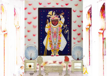 श्रीनाथजी में आज चढ़ी आस्तीन व टिपारा का श्रृंगार