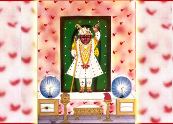 श्रीनाथजी के आज चंदन की चोली के श्रृंगार में दर्शन