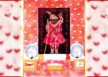 श्रीनाथजी में आज आप के चतुर्दशी के श्रृंगार