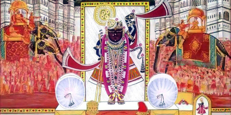 श्रीनाथजी में आज रंग पंचमी, मुकुट काछनी के श्रृंगार, बधाई