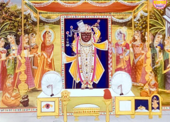 श्रीनाथजी के आज हीरा के सेहरा के श्रृंगार में दर्शन