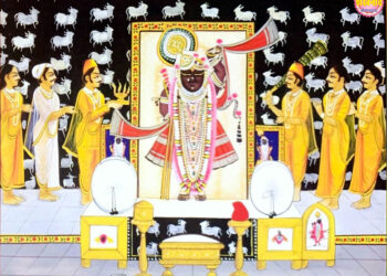 श्रीनाथजी में आज पांच स्वरूपोत्सव दिवस, मोती के मुकुट व काछनी का श्रृंगार
