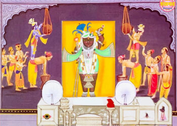 श्रीजी के आज मल्लकाछ टिपारा का श्रृंगार के दर्शन