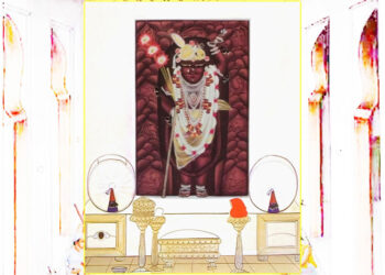 श्रीनाथजी में आज शरबती आड़बंद पर तुर्रा के श्रृंगार में दर्शन