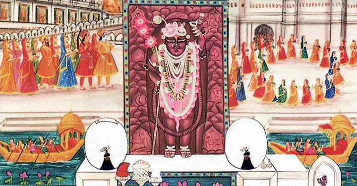 श्रीनाथजी में आज नियम का नाव का मनोरथ, बधाई