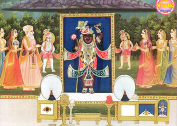 आज श्रीजी को दोहरा मल्लकाछ-टिपारा का श्रृंगार