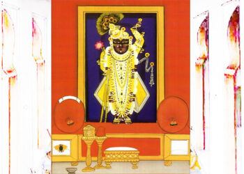 श्रीजी को आज राधाष्टमी का परचारगी श्रृंगार