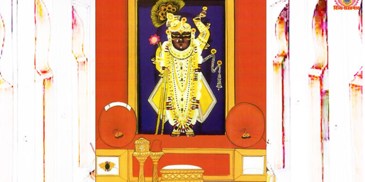 श्रीजी को आज राधाष्टमी का परचारगी श्रृंगार