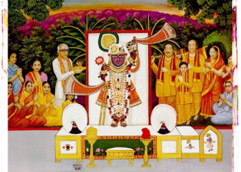 श्रीनाथजी को आज मुकुट-काछनी का श्रृंगार