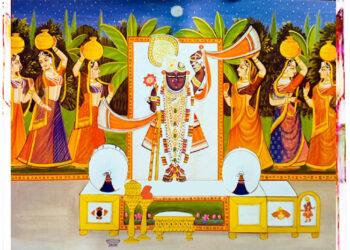 श्रीनाथजी में आज महादान मनोरथ, मुकुट-काछनी का श्रृंगार