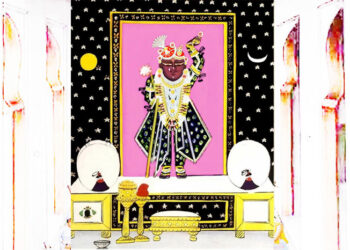 श्रीनाथजी में आज पंचम विलास, श्याम छापा का श्रृंगार