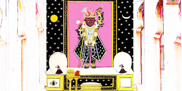 श्रीनाथजी में आज पंचम विलास, श्याम छापा का श्रृंगार