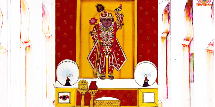 श्रीनाथजी में आज सप्तम विलास, आगम के श्रृंगार