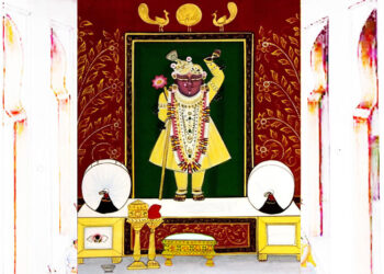 श्रीनाथजी में आज द्वादशी का प्रतिनिधि श्रृंगार