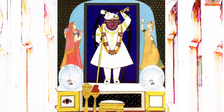 श्रीनाथजी के आज के दर्शन, दूज के चंद्रमा का श्रृंगार