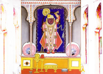 श्रीनाथजी के श्री राजीवजी (श्रीदाऊबावा) महाराज के उत्सव के दर्शन