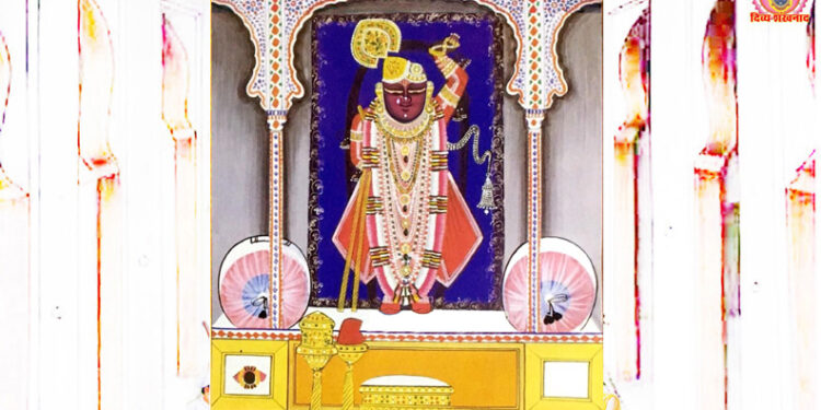 श्रीनाथजी के श्री राजीवजी (श्रीदाऊबावा) महाराज के उत्सव के दर्शन