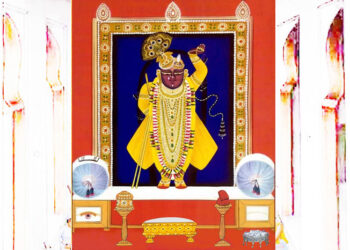 आज श्रीनाथजी में आज श्री गुसांईजी के उत्सव का परचारगी श्रृंगार