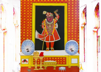 श्रीनाथजी में आज ऐच्छिक वस्त्र, श्रृंगार