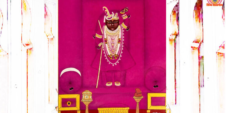 श्रीनाथजी में आज पतंगी घटा के दर्शन