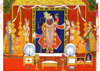 श्रीनाथजी में आज शीतकाल के सेहरा का चतुर्थ श्रृंगार